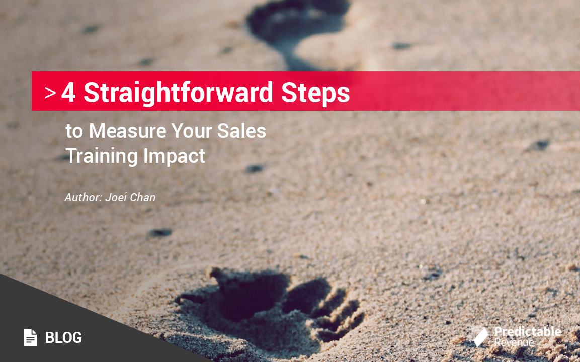 4 Straightforward Steps to Measure Your Sales Training Impact