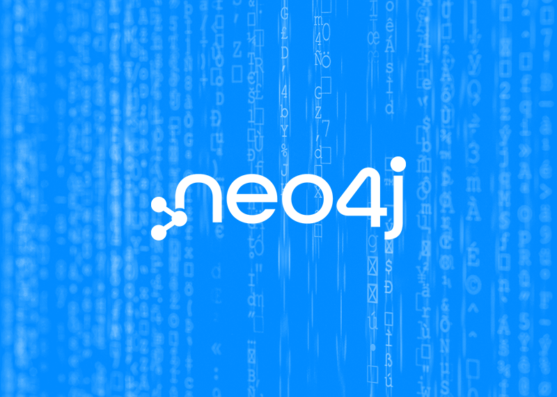blue background with the neo4j logo on top