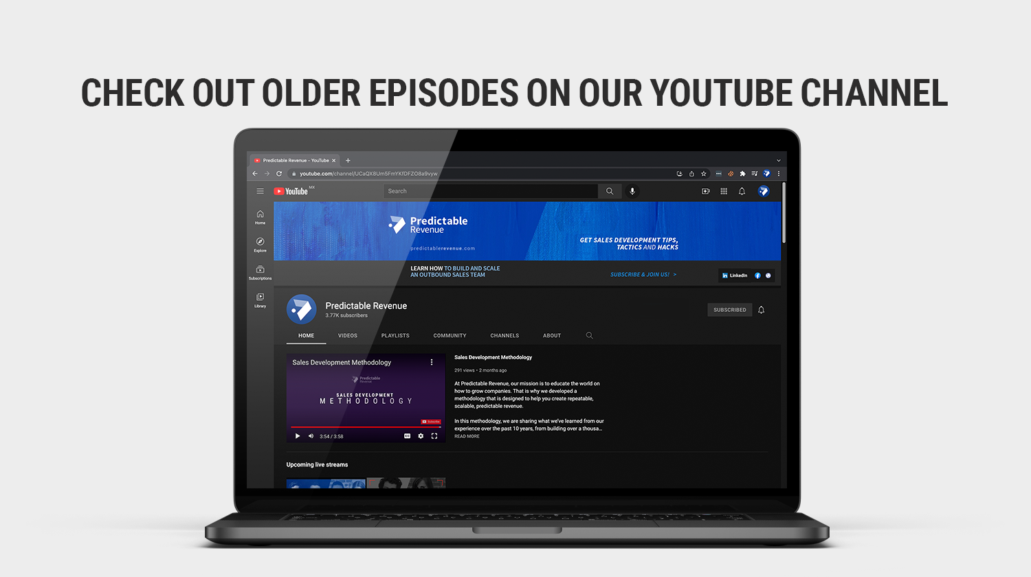 Older Podcast Episodes on YouTube