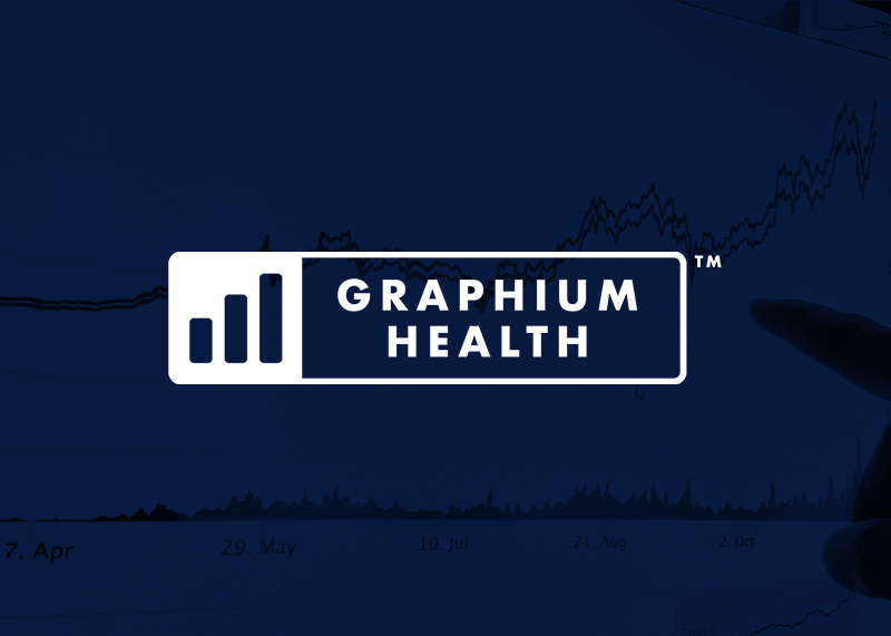 logo of graphium health on a dark background